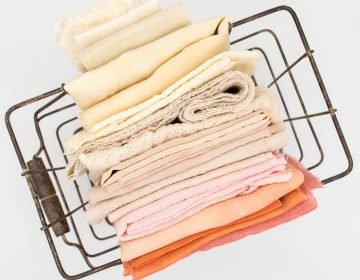 Chambray Vintage Stripe Quilt Cover - Dove