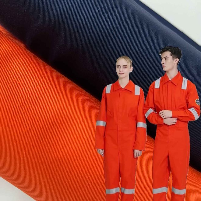 100%Cotton Anti-fire Fabric textiles fireproof Fabric for Workwear, Uniform 006
