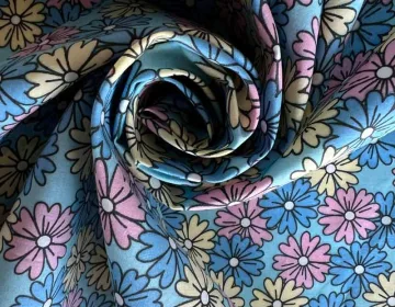 100%Cotton poplin printed flower fabric woven textiles for shirt-001
