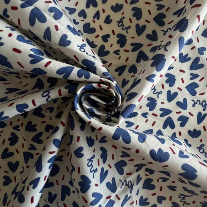 100%Cotton poplin printing fabric woven textiles for shirt, skirt-001