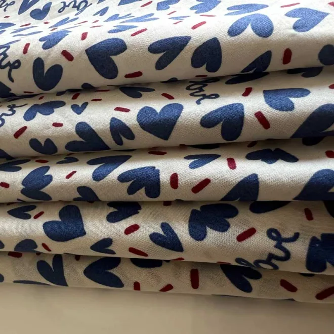 100%Cotton poplin printing fabric woven textiles for shirt, skirt-004