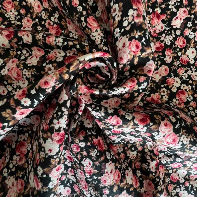 100%Cotton print fabric woven textiles twill fabric for blouse, shirt, skirt, dress-001