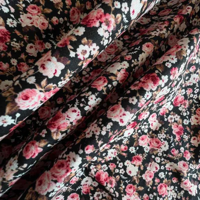 100%Cotton print fabric woven textiles twill fabric for blouse, shirt, skirt, dress-005