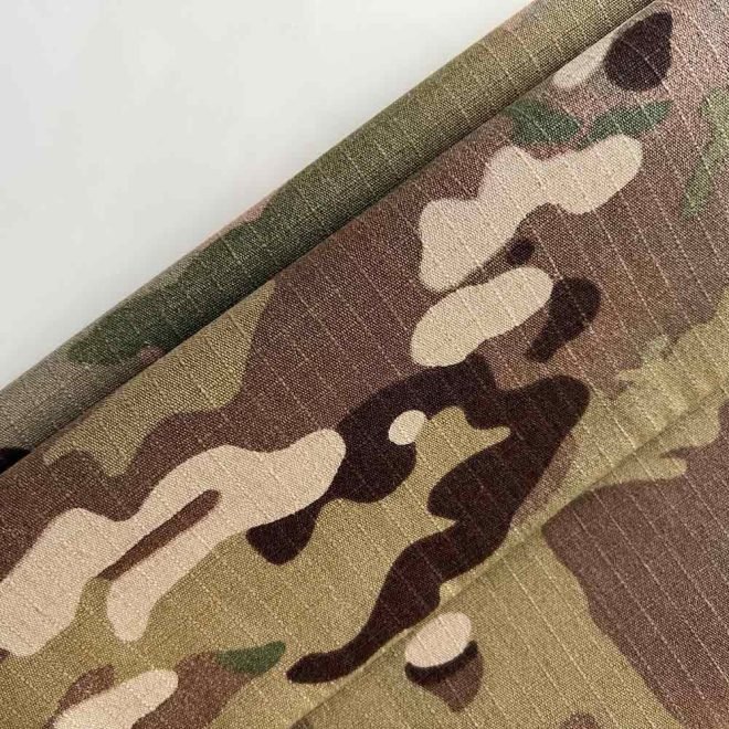 65%Polyester 35%Cotton woven camouflage fabrics textiles TC ripstop fabric waterproof process for workwear 003