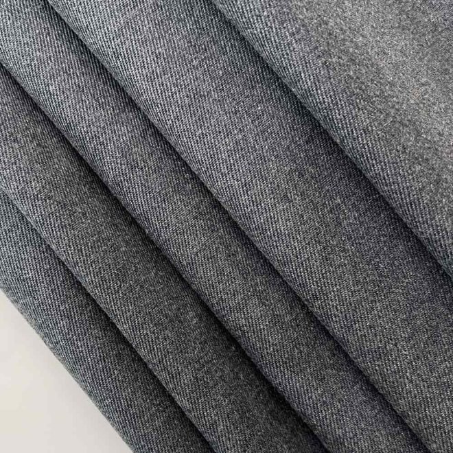 65%Polyester 35%Viscose Gabardine woven twill textile TR fabric Single dyed for uniform-006