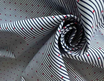 75% polyester 22% cotton 3% spandex print fabric woven textiles poplin style with stretch for Shirt, Bouse-001