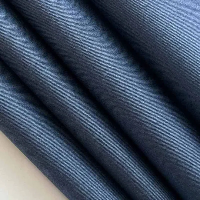 Combed High Quality CVC twill fabric woven textiles for shirt, uniform -004