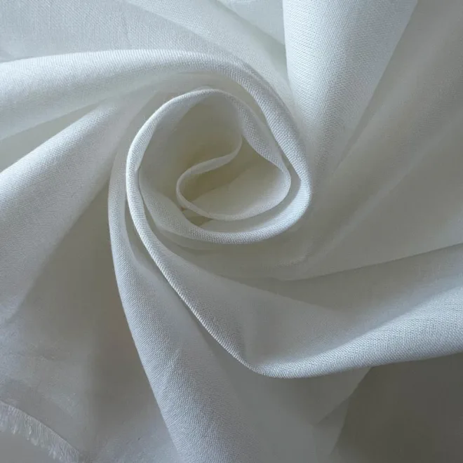 Fully combed 100%Cotton voile fabric woven textiles 50Gsm for Scarf, Pajamas, Night wear-001