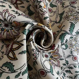 Tencel cotton fabric woven textiles sateeen print fabric for blouse, shirt, skirt, dress